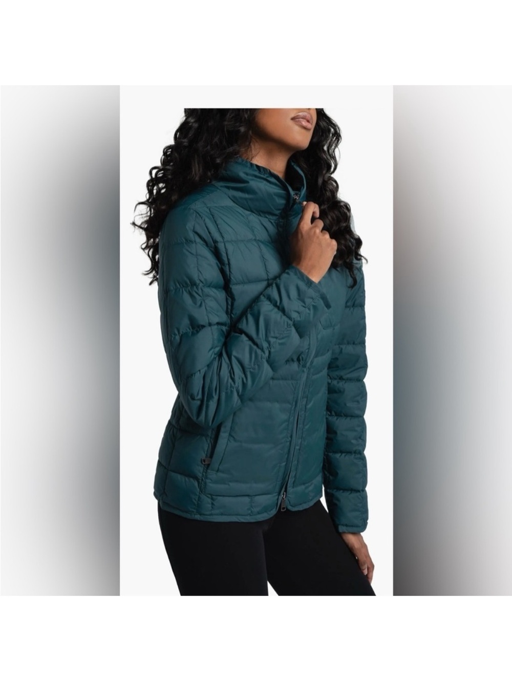 Lolë Le Daily PrimaLoft Puffer Jacket Teal Green Small